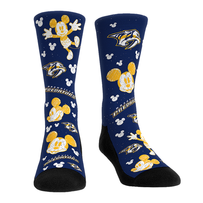 Nashville Predators - Disney - Mickey Sketch by Rock 'Em Socks