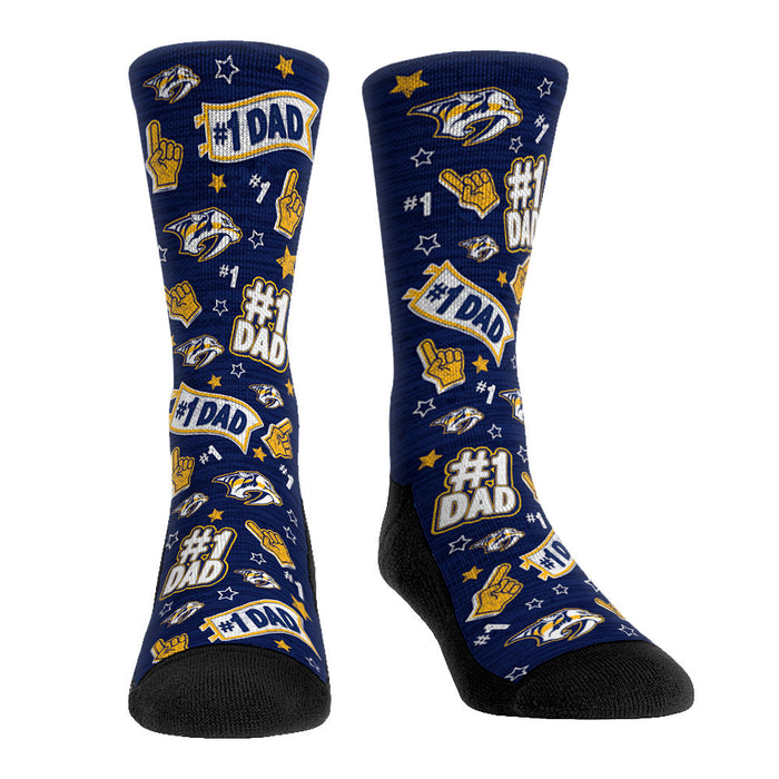 Nashville Predators - #1 Dad by Rock 'Em Socks