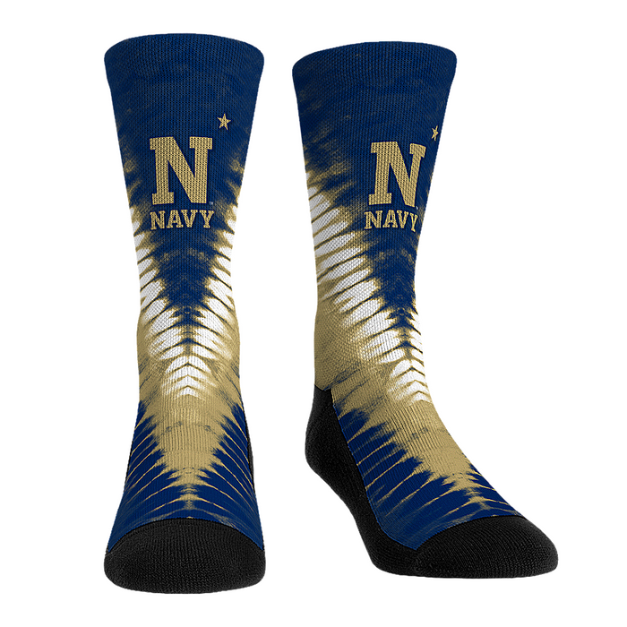 Navy Midshipmen - V Shape Tie Dye by Rock 'Em Socks