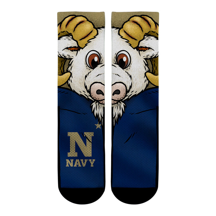 Navy Midshipmen - Mascot by Rock 'Em Socks