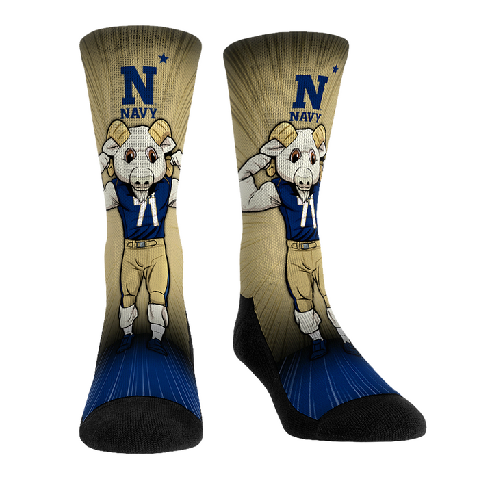 Navy Midshipmen - Mascot Pump Up! by Rock 'Em Socks