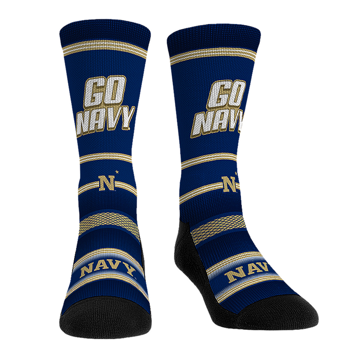 Navy Midshipmen - Go Navy by Rock 'Em Socks