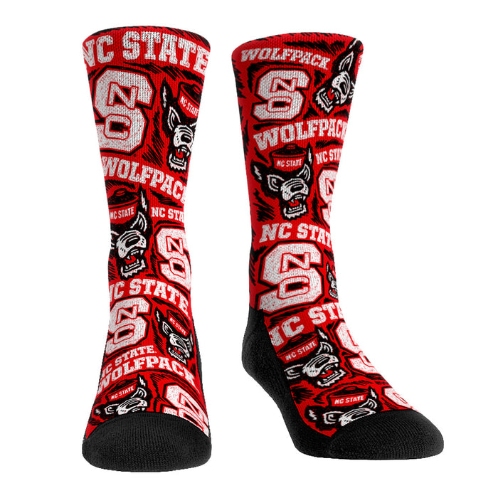 NC State Wolfpack - Logo Sketch by Rock 'Em Socks