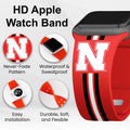 Nebraska Huskers HD Apple Watch Band by Affinity Bands