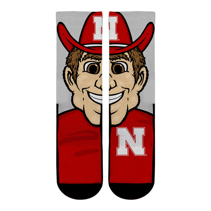 Nebraska Huskers - Herbie Husker Mascot by Rock 'Em Socks