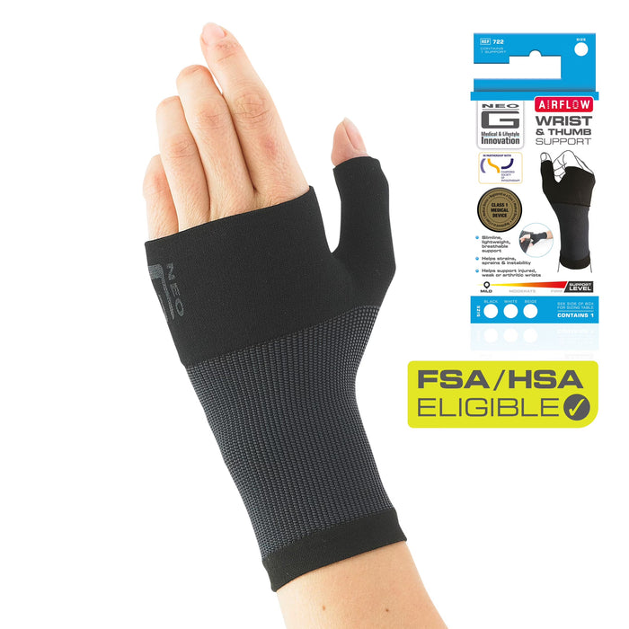 Neo G Airflow Wrist and Thumb Support, Medium (Unisex) by Pasteur Pharmacy