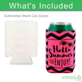 Sublimation Printing Neoprene 12 Oz Can Cooler Blanks | DIY Printing by INNOSUB USA by INNOSUB USA