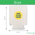 Sublimation Printing Neoprene 12 Oz Can Cooler Blanks | DIY Printing by INNOSUB USA by INNOSUB USA