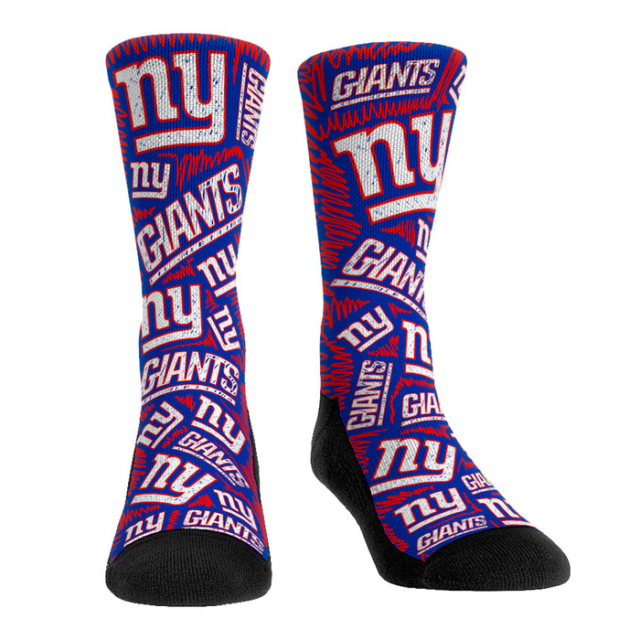 New York Giants - Logo Sketch (Blue) by Rock 'Em Socks