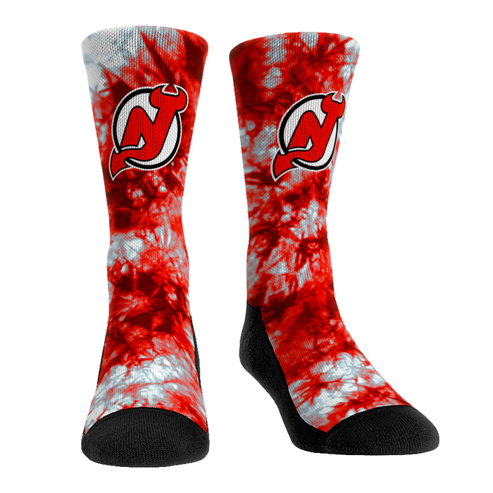 New Jersey Devils - Team Tie Dye by Rock 'Em Socks