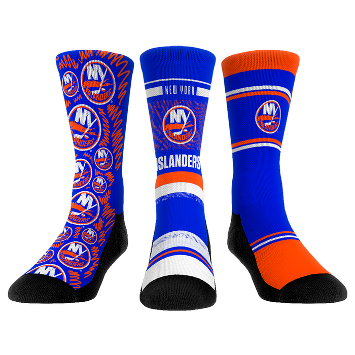 New York Islanders - 3-Pack by Rock 'Em Socks