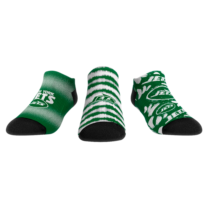 New York Jets - Low Cut - Make Some Noise (3-Pack) by Rock 'Em Socks