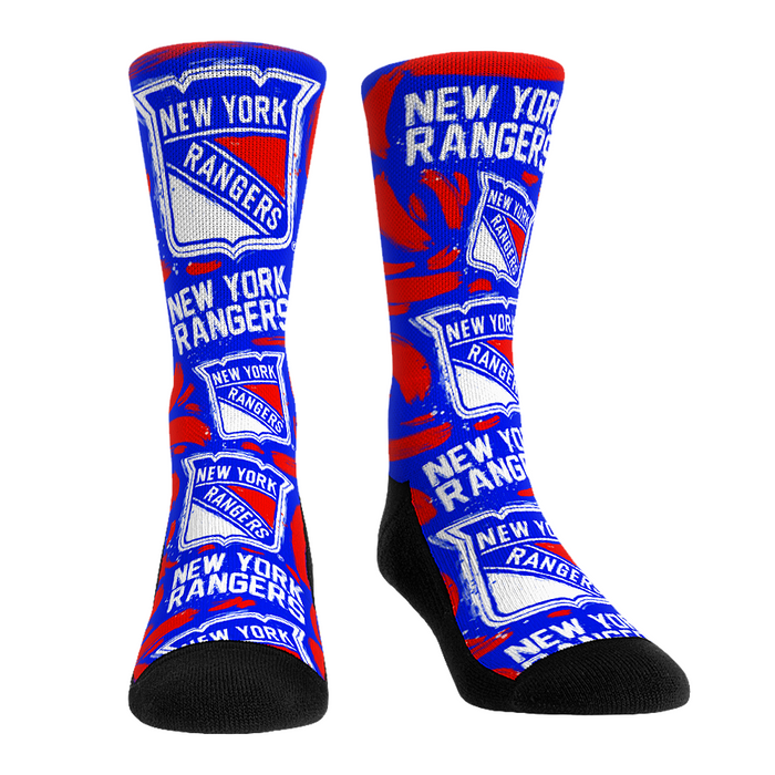 New York Rangers - Logo Paint by Rock 'Em Socks