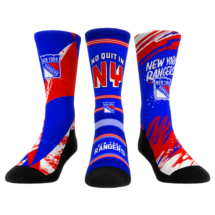New York Rangers - Power Play 3-Pack by Rock 'Em Socks