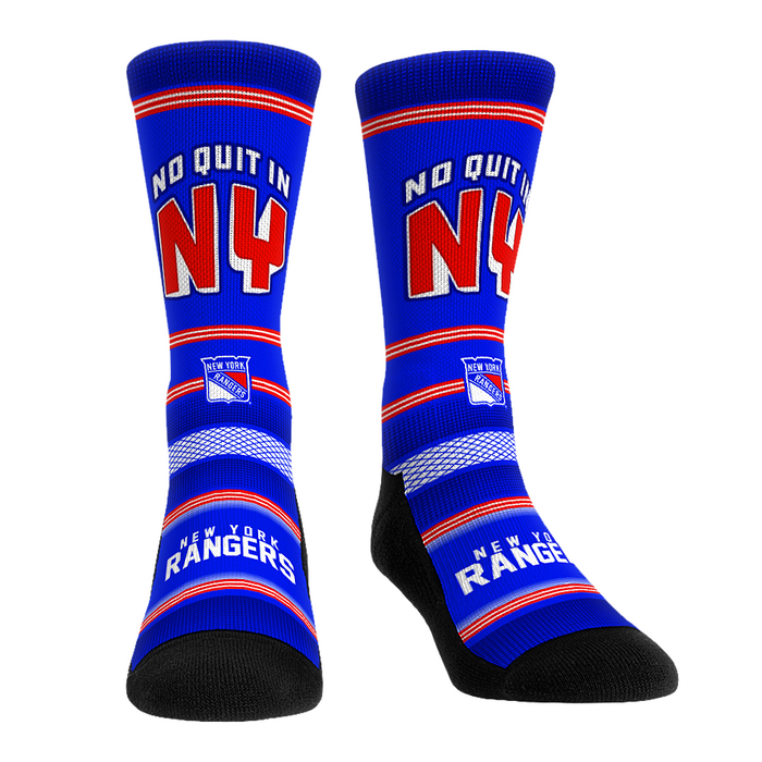 New York Rangers - Slogan by Rock 'Em Socks