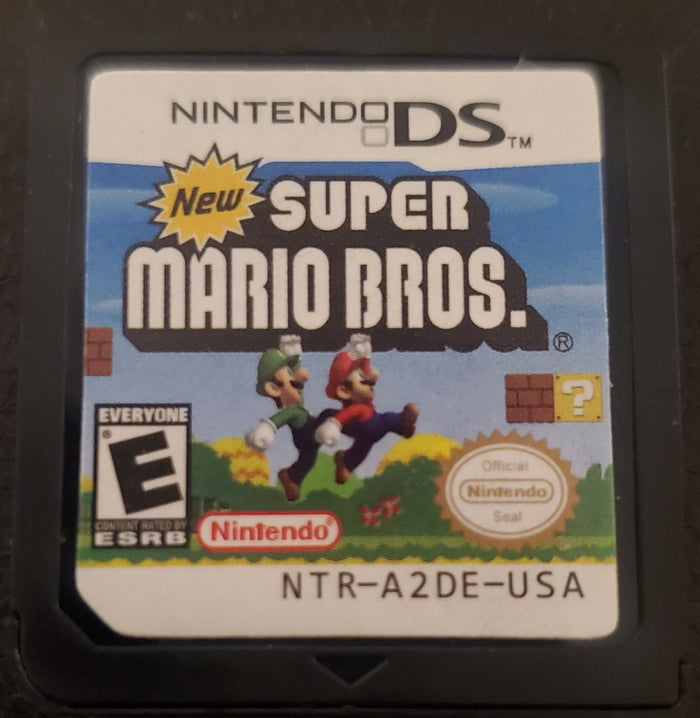 New Super Mario Bros NDS Video Game Cartridge Nintendo DS 2006 by VintageVideoGameStore
