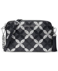 Michael Kors Crossbody MD Camera Bag Black/silver by Vanessa Jane