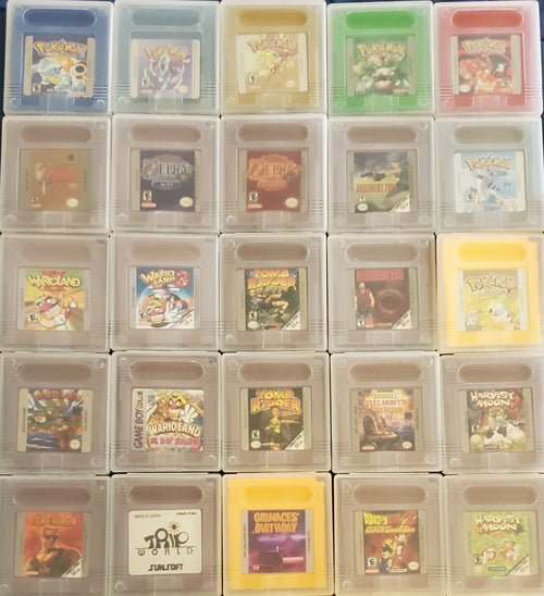 GBC Video Game Cartridge Collection Nintendo Gameboy Color by VintageVideoGameStore