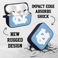 North Carolina Tar Heels HDX Apple AirPods Pro 1 & 2 Case Cover (Classic) by Affinity Bands