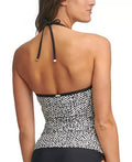 Calvin Klein V-Wire Bandeau Halter Tankini Top by Vanessa Jane