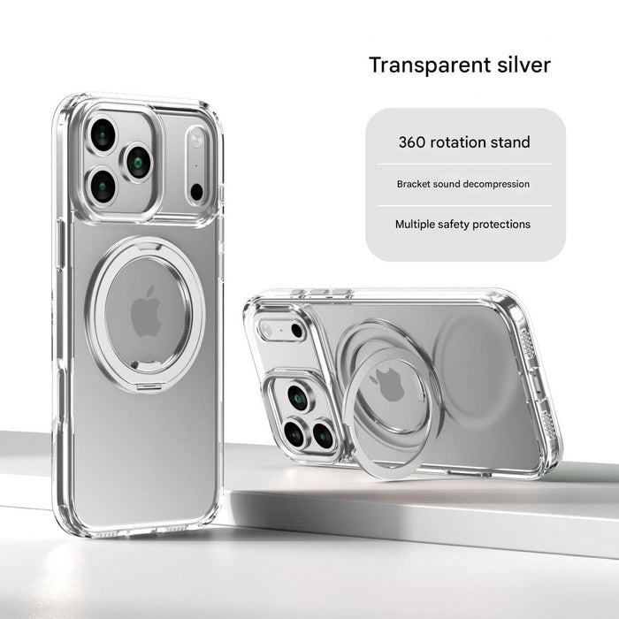 Suitable for Apple Iphone 14/15/16/17 Plus/Air/Pro/Max Magnetic Gear Holder Phone Case by Arleathercraft