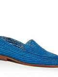 CASABLANCA1942 Mens Beppe Raffia Apron-Toe Loafers by Vanessa Jane