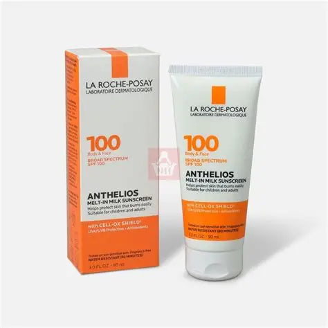La Roche Posay Anthelios 100 Melt in Milk Sunscreen SPF 100 For Face & Body - 90ml by Pasteur Pharmacy