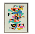 Sylvie Under the Sea by Rachel Lee of My Dream Wall Framed Abstract Canvas Wal by Vanessa Jane
