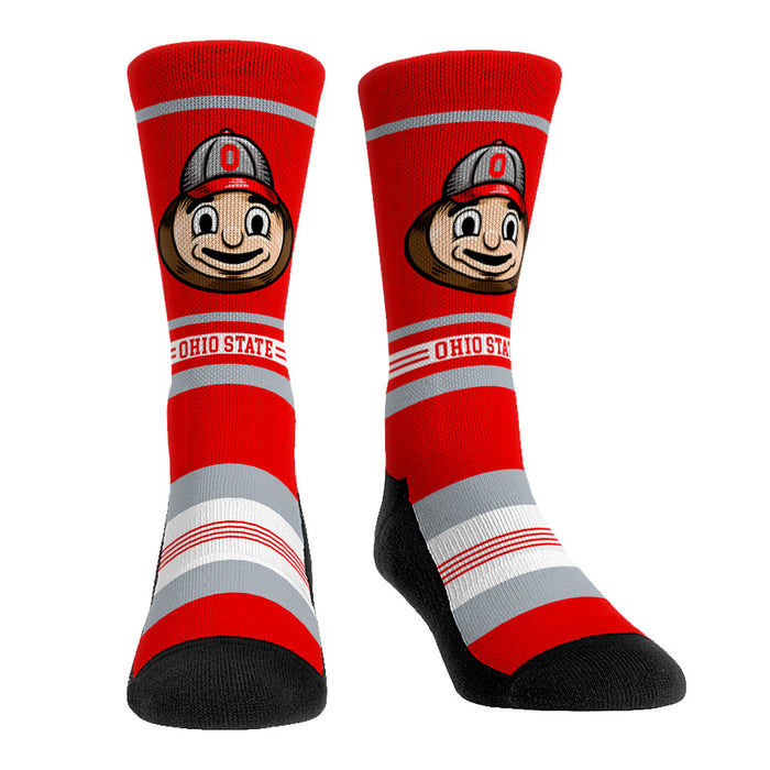 Ohio State Buckeyes - Game Face Mascot by Rock 'Em Socks
