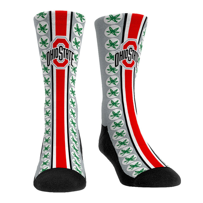 Ohio State Buckeyes - Helmet Series by Rock 'Em Socks