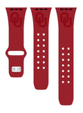 Oklahoma Sooners Engraved Apple Watch Band by Affinity Bands