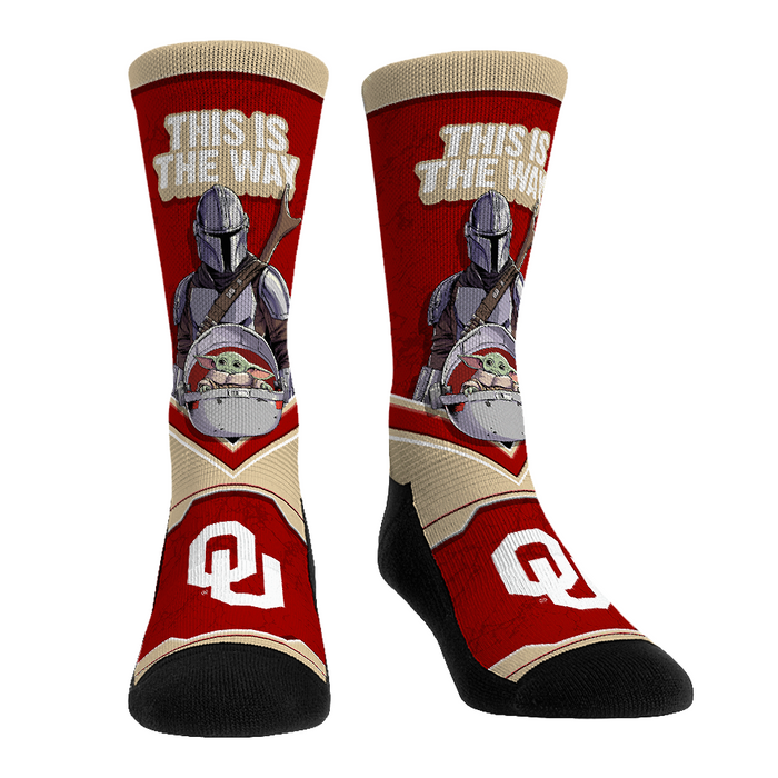 Oklahoma Sooners - Star Wars - This Is The Way by Rock 'Em Socks