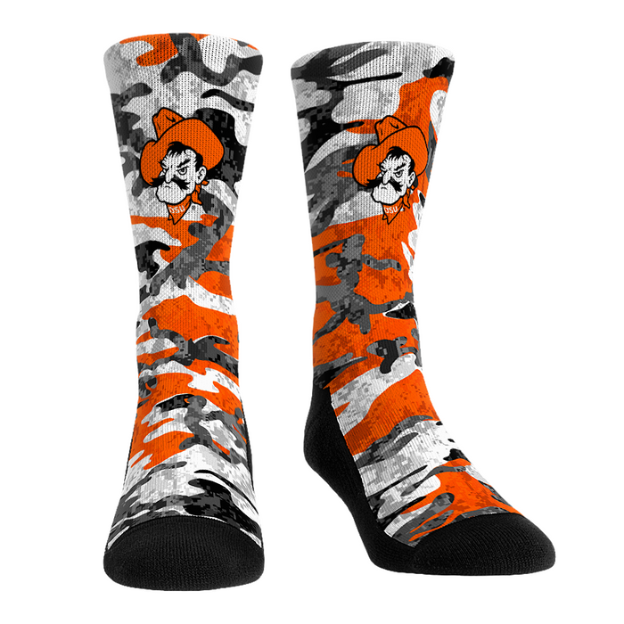 Oklahoma State Cowboys - What The Camo by Rock 'Em Socks