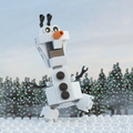 Funny Snowman Building Set made using LEGO parts by B3 Customs