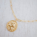 Old World Coin Link Chain Necklace