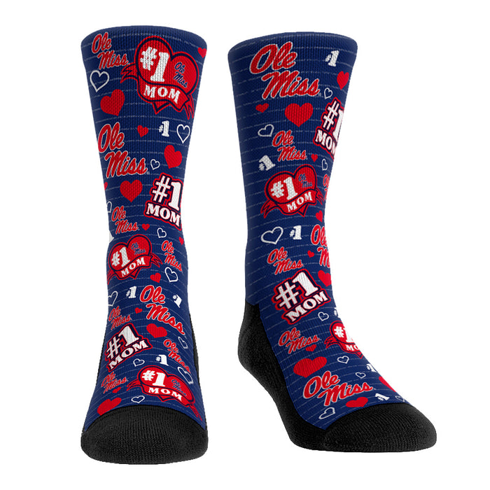 Ole Miss Rebels - #1 Mom by Rock 'Em Socks