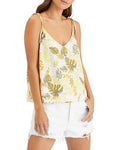 Sanctuary Womens Linen Tie Shoulder Cami by Vanessa Jane