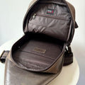 Crazy Horse Leather Large Sling Bag for Men by MiamiLeathers.com