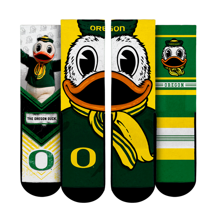 Oregon Ducks - Mascot 3-Pack by Rock 'Em Socks
