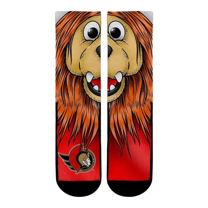 Ottawa Senators - Split Face Mascot by Rock 'Em Socks