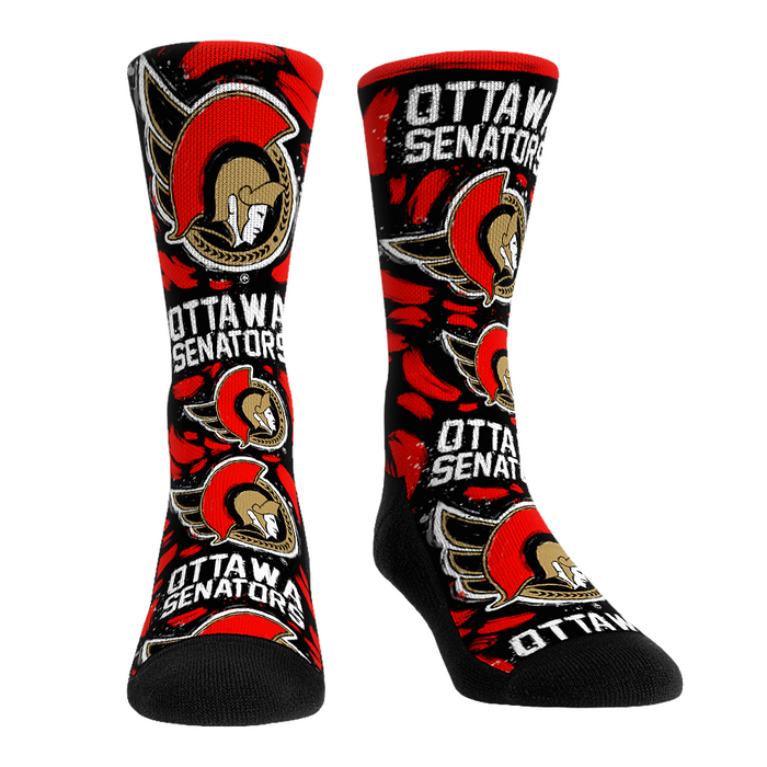 Ottawa Senators - Logo Paint by Rock 'Em Socks