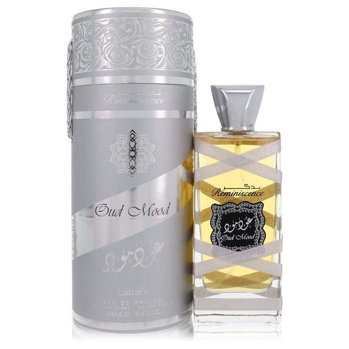 Oud Mood Reminiscence by Lattafa Eau De Parfum Spray (Unisex) 3.4 oz for Women by Avera Group