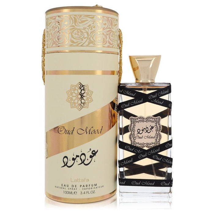 Lattafa Oud Mood by Lattafa Eau De Parfum Spray (Unisex) 3.4 oz for Women by Avera Group
