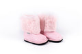 Pink Velvet Barefoot Ankle Boot Topper | Ozznek Removable Sole Shoes by ozznekshoes