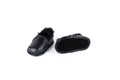 Black Faux-Fur Barefoot Shoe Topper | Ozznek Removable Sole Shoes by ozznekshoes
