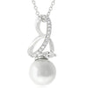 Avera Royalty Pearl Pendant In Sterling Silver