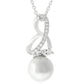 Avera Royalty Pearl Pendant In Sterling Silver by Avera Group