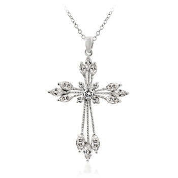 Avera Luxury Conviction Pendant Sterling Silver Statement Piece by Avera Group