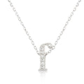 Avera Micro-Pave Initial F Pendant In Sterling Silver by Avera Group