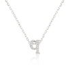 Avera Micro-Pave Initial Q Pendant In Sterling Silver